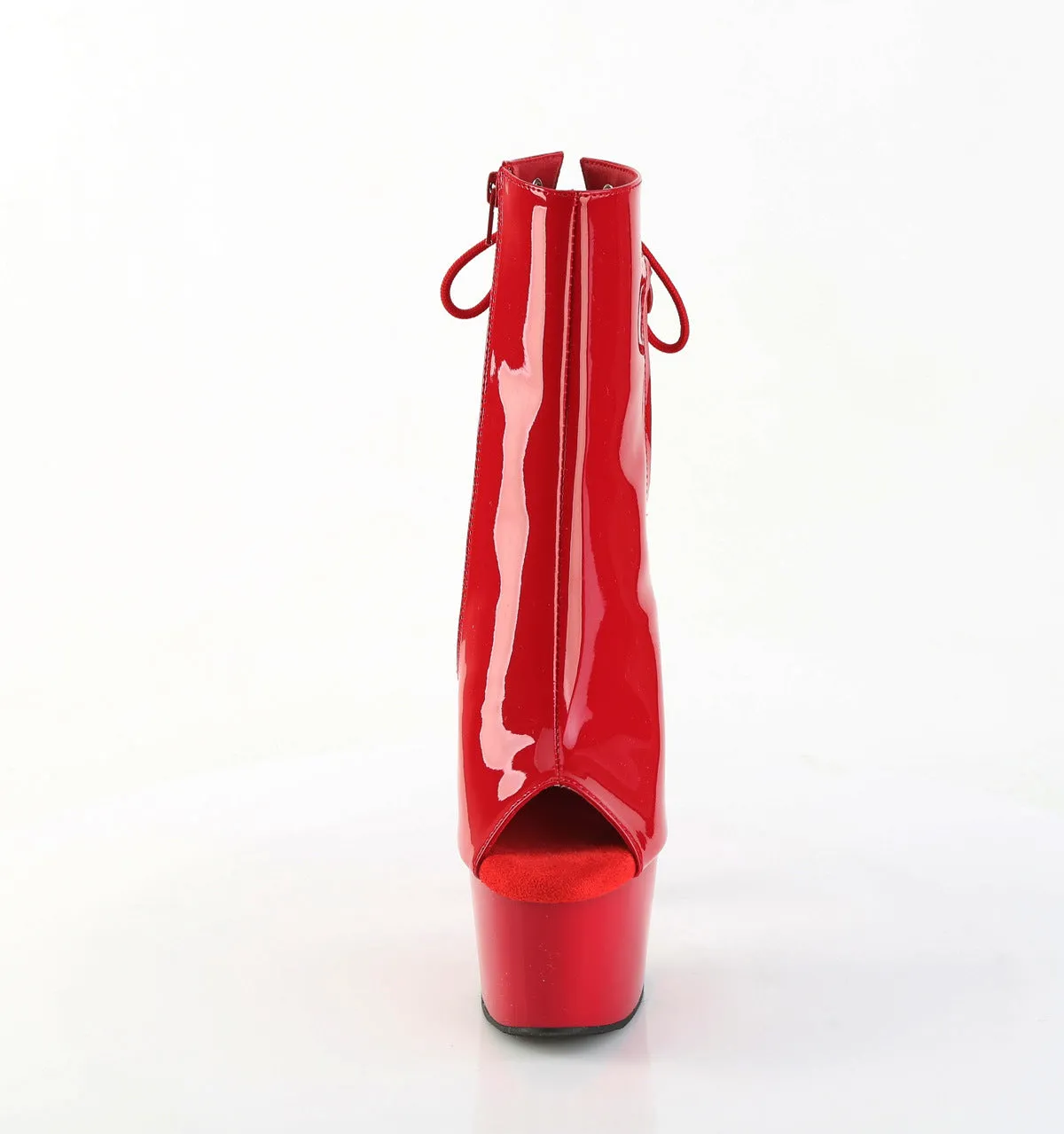 Adore 1018 Red  7" Heel Platform Ankle Boots Direct