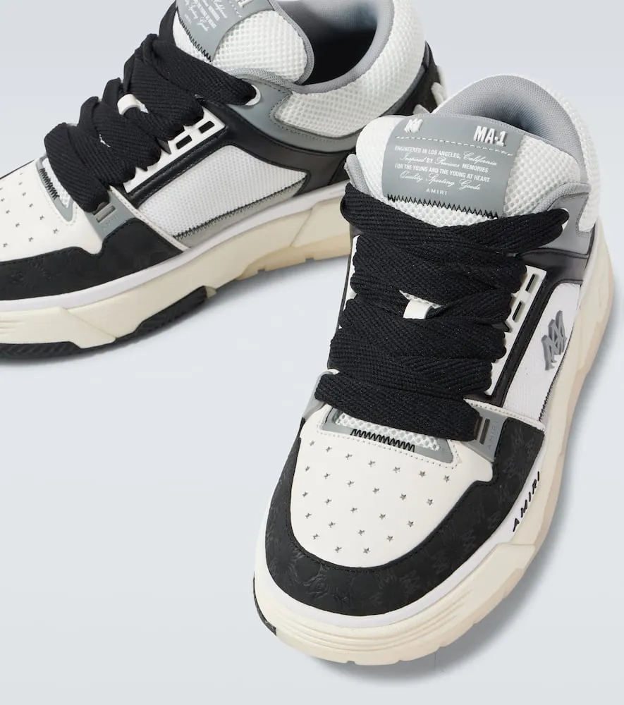 Amiri Ma-1 debossed leather sneakers