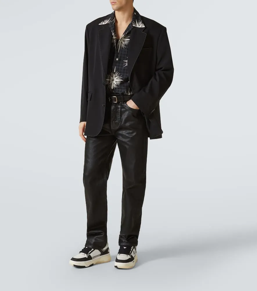 Amiri Ma-1 debossed leather sneakers