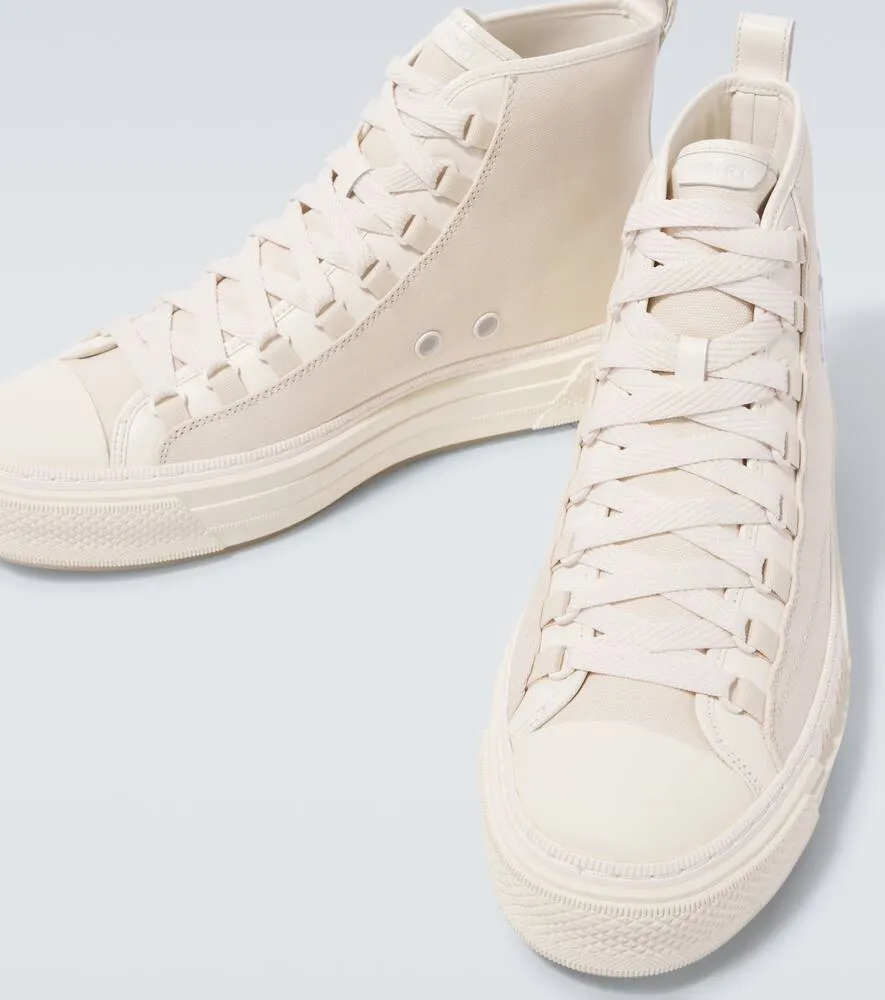 Amiri MA Court leather-trimmed sneakers
