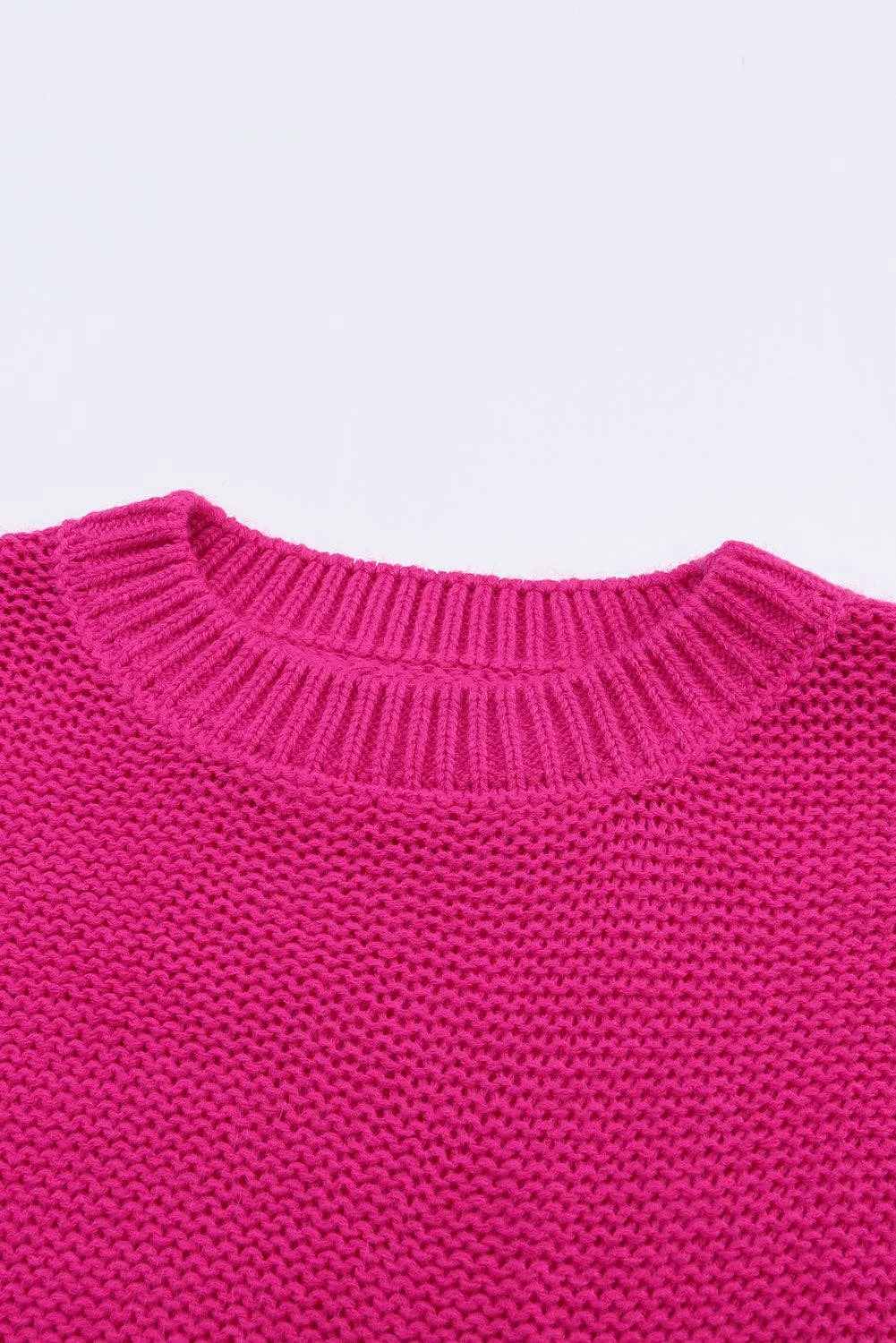 Bubble Sleeve Knit Sweater