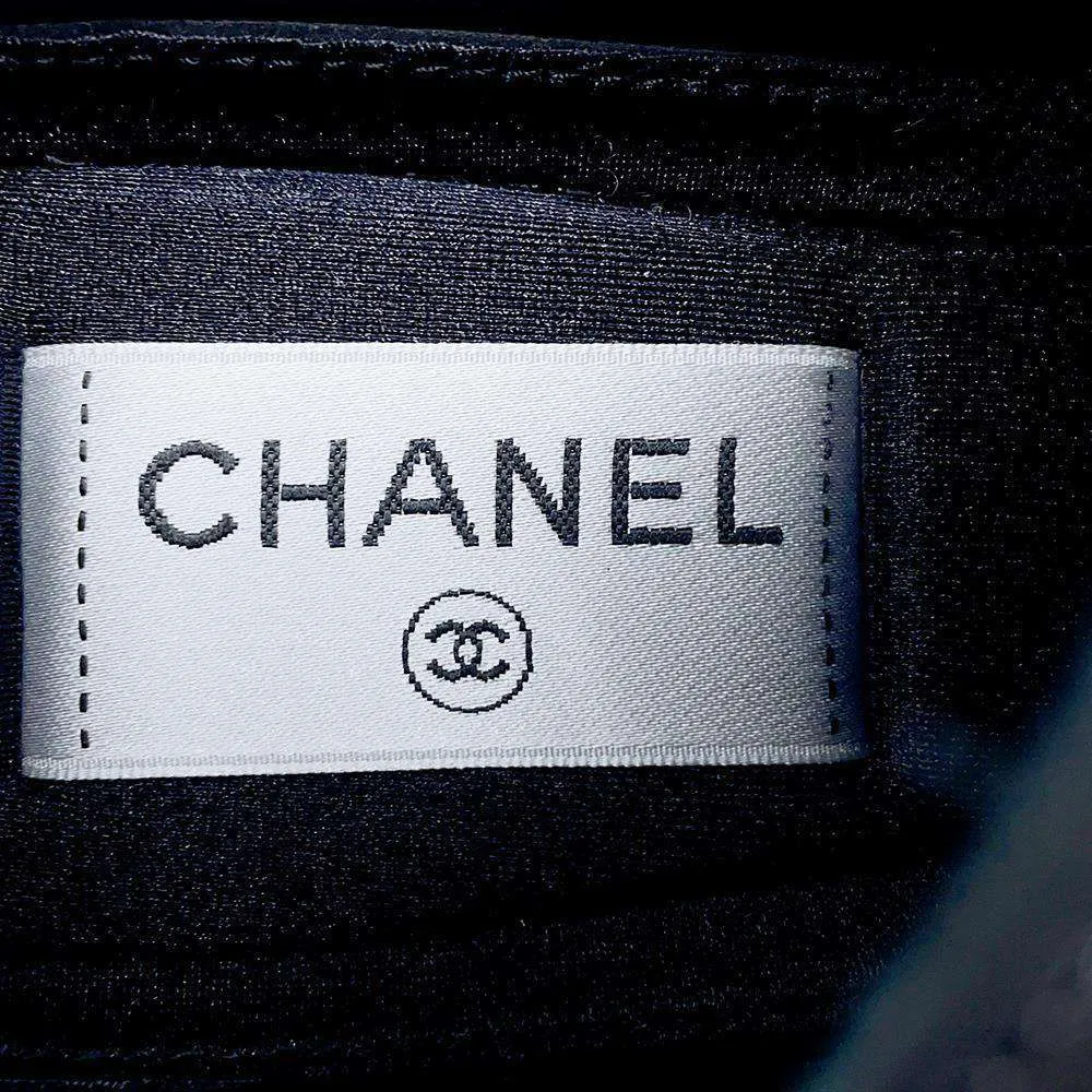 CHANEL CC Logo Sneakers Black G45714 Calf Leather suede Size 36