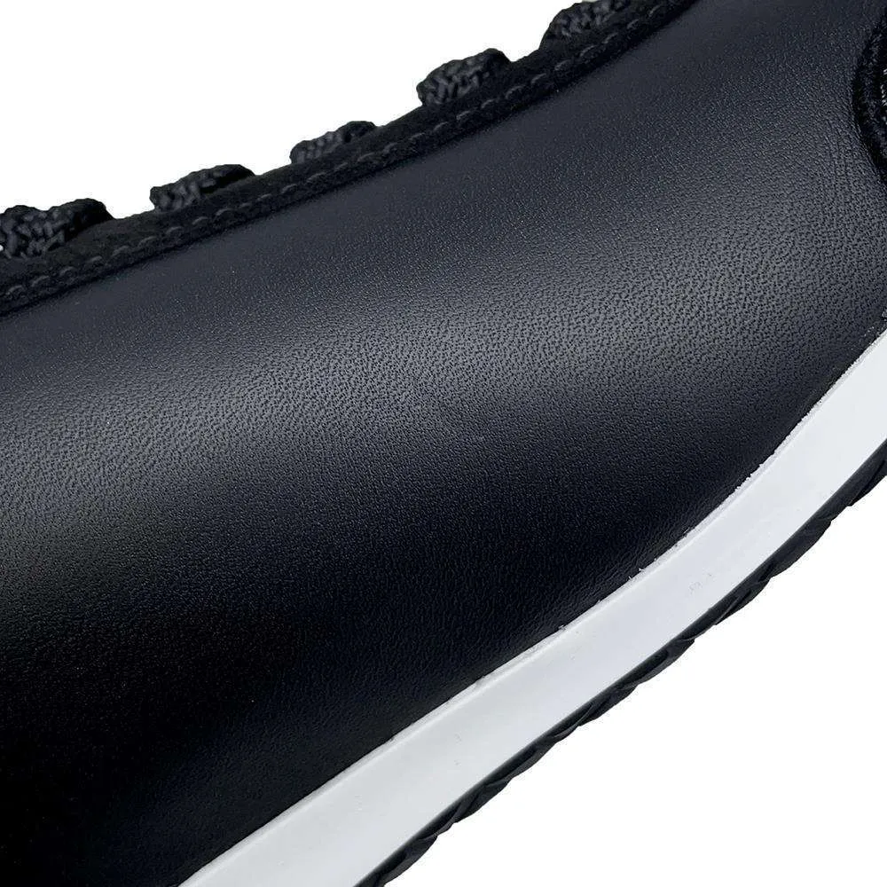 CHANEL CC Logo Sneakers Black G45714 Calf Leather suede Size 36