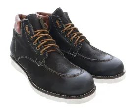 DANIELA FARGION Dark Brown Suede Reinforced Lace Up Ankle Boots-