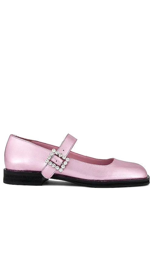 Free People Rumor Diamante Mary Jane in Pink