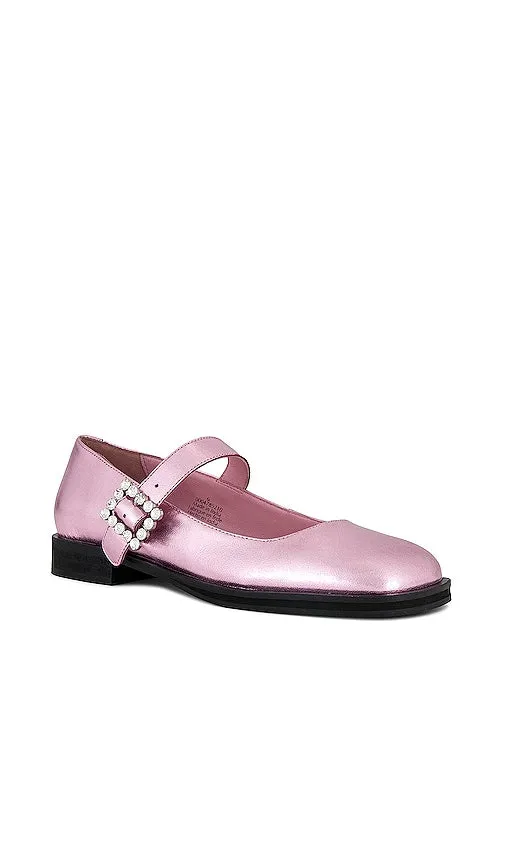 Free People Rumor Diamante Mary Jane in Pink