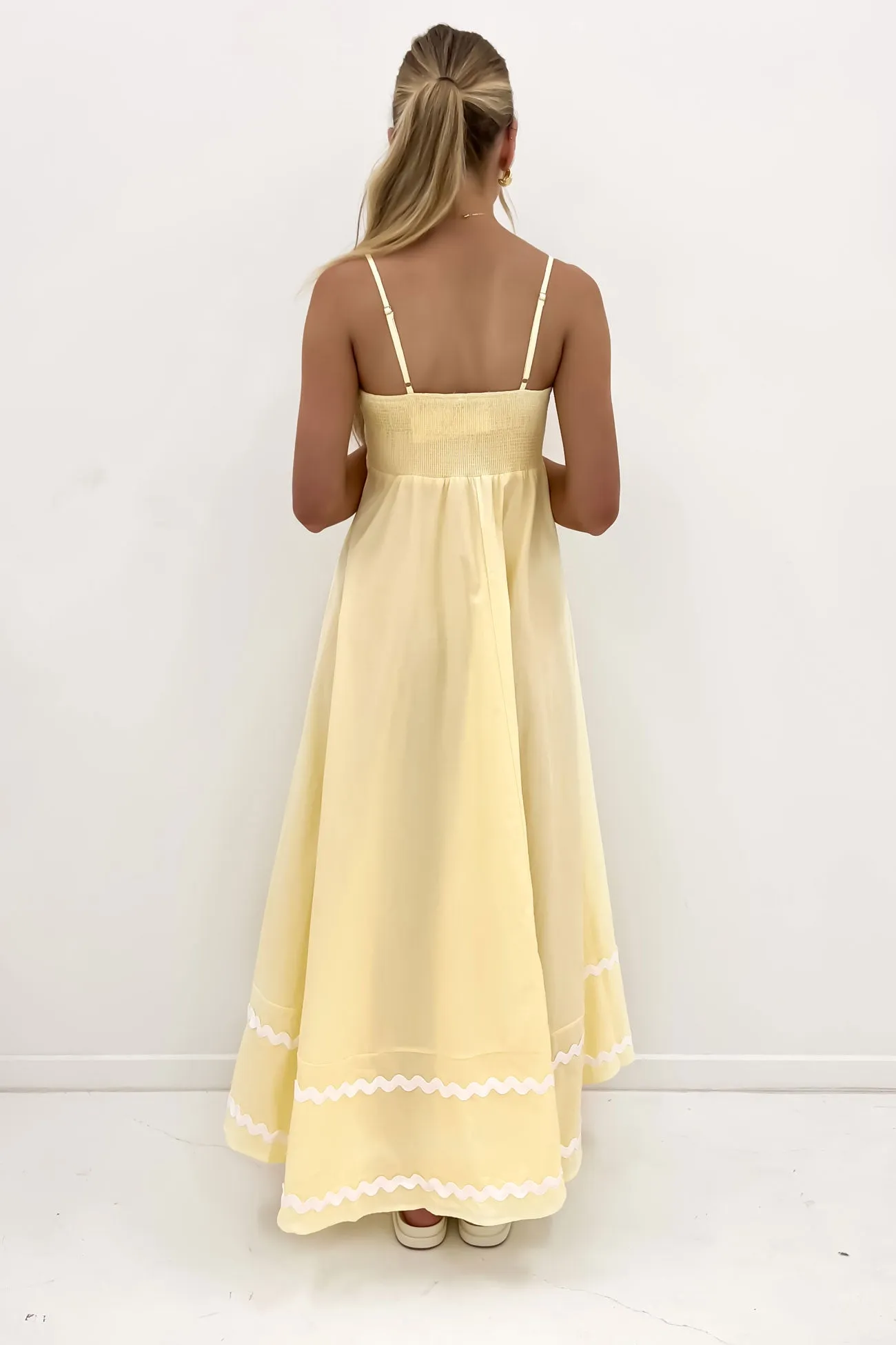 Gemma Maxi Dress Yellow