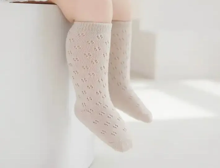 Knit over the knee socks
