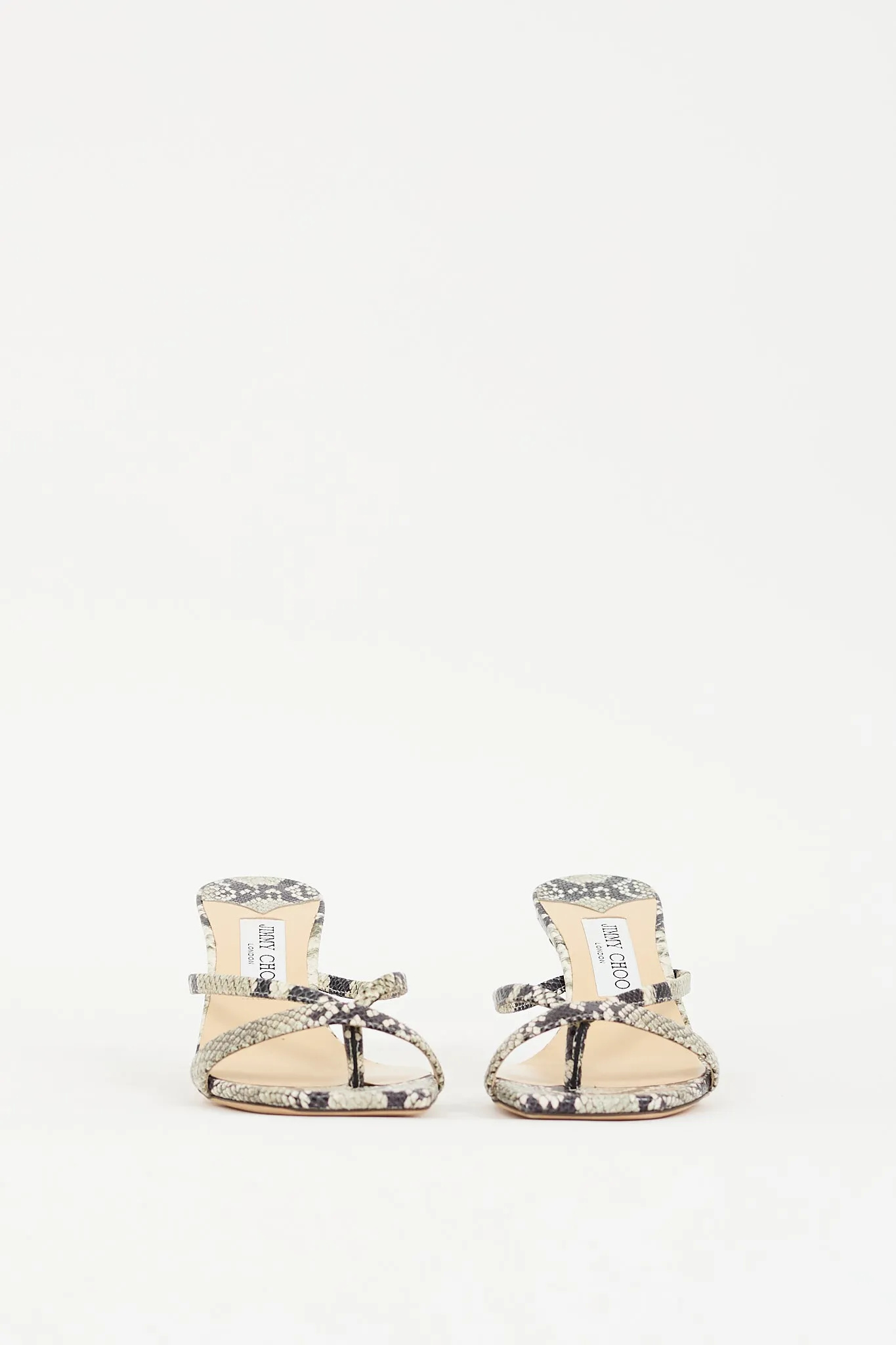 Multicolour Textured Leather Maelie 70 Sandal