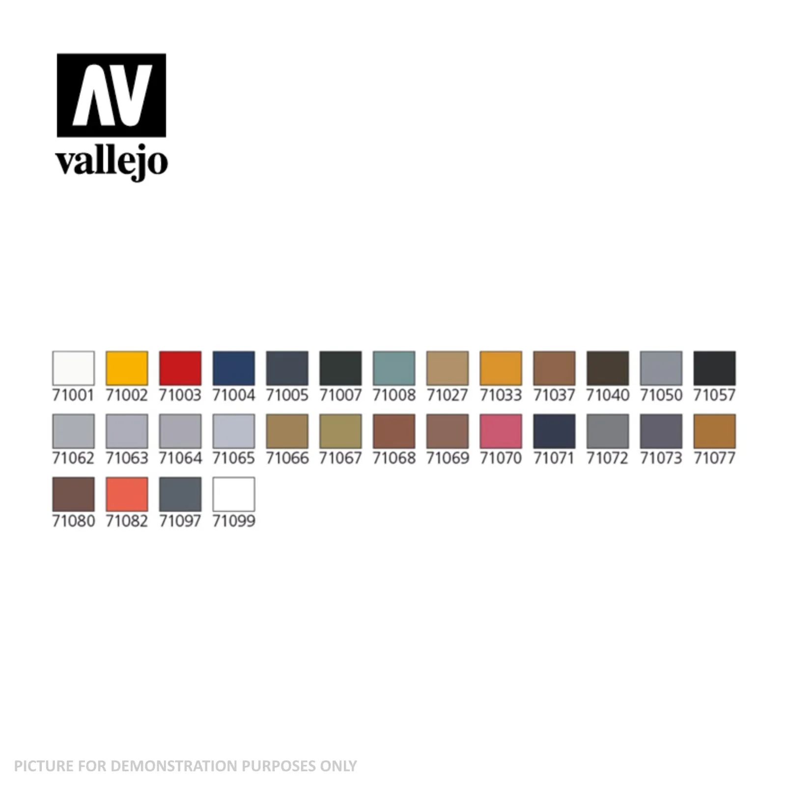 Vallejo Model Air - 29 Basic colours set   Airbrush Plastic Case