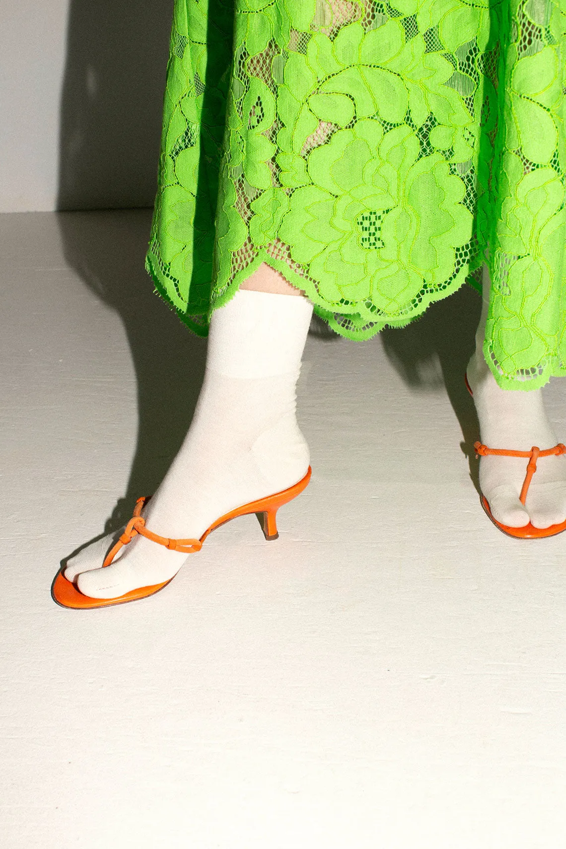 Vintage Orange Vera Wang Sandals